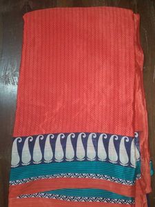 Crepe Saree Used Only One Time