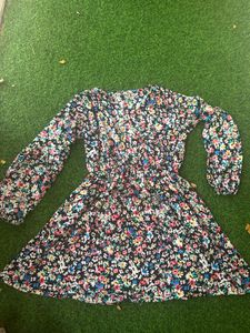Floral Print Mini Dress