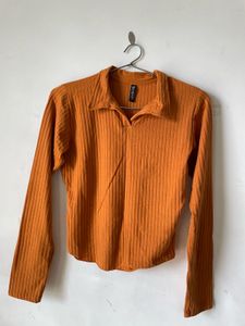 Ribbed Long Sleeve Top