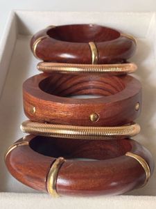 Meera Wooden Bangle Stack