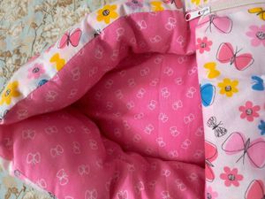 Baby Bed / Carry Bag - Pink And White
