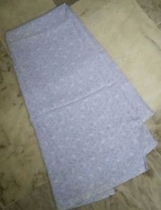 2 piece floral lavender suit (unstitched)