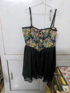 Floral Corset Mini Dress