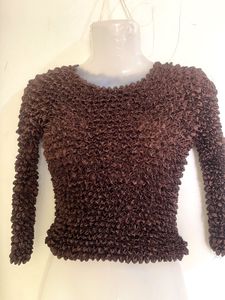 Brown popcorn top