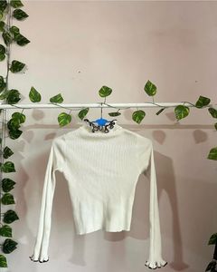 White Crop Top