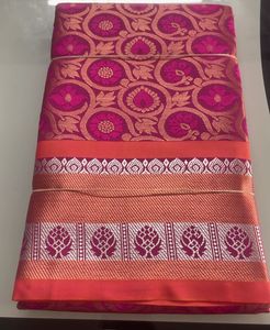 Kids Pattu Cloth For Lehenga