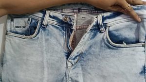 Acid Wash Denim Jeans