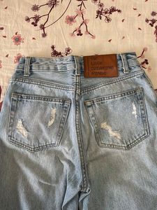 Ripped Light Wash Jeans