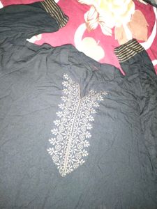 Elegant Black Short  Kurti
