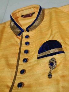 Boys&#39; Yellow Kurta Set