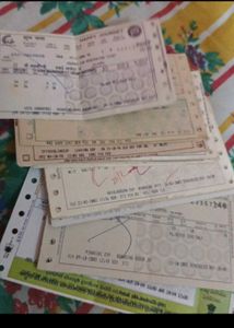 Old used Tata Recharge cards nd Railway Tickets