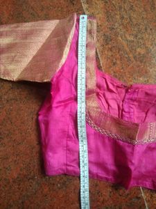 PinkBanarasiSilk DressSet With Matching JewallySet
