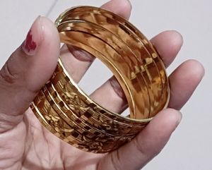 2 Set Of Gold Plated Bangles