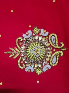 Red Heavy Pure Saree