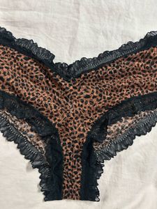 Leopard Print Lace Panties