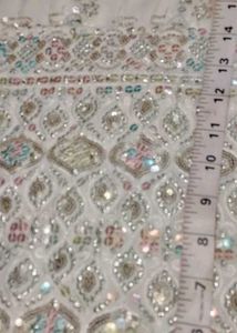 Elegant White plazo frock