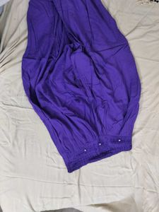 Purple Ethnic Palazzos