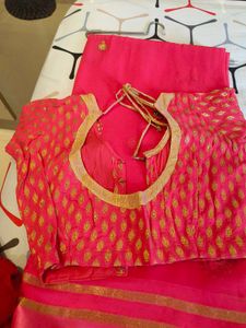 Elegant Pink Saree