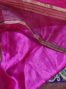 Ethnic Top Skirt (Lehanga) Without Dupatta Organza