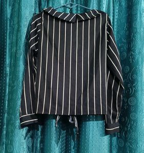 Striped Bodysuit Top