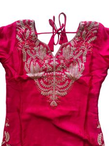 Red Sharara Kurta Set