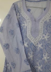 Transparentish Chikankari Kurti