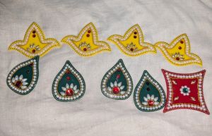 New Acrylic Rangoli