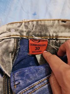 Stylish Gray Denim Jeans