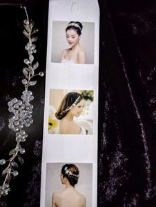 Bridal Crystal Flower Hair Vine Headband