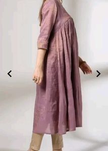 Xxl New Unused Shiny Avaasa Elegant Purple Kurta