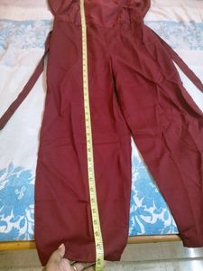 Maroon Jumpsuit