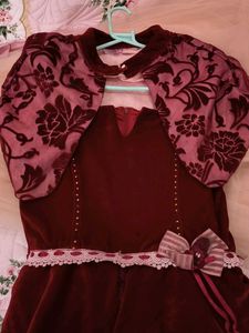 Elegant Maroon Dress
