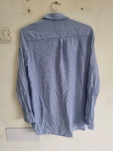 Cool Striped Shirt With Patch Detail