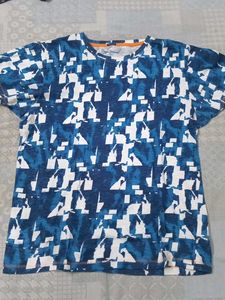 Blue Patterned T-Shirt (Pepe Jean's Of London)