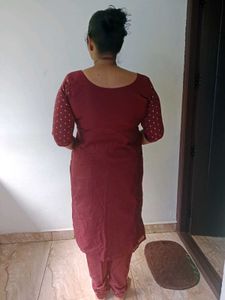 Churidhar Set With Long Dupatta