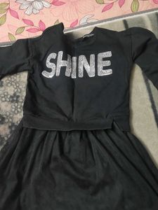 Embroidered Black Dress+2 frocks