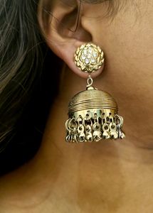 Golden Coloured Jhumka
