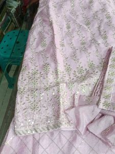 Pink Embroidered Salwar Suit