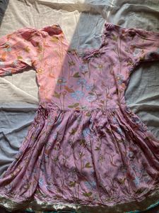 Pink Sharara Set