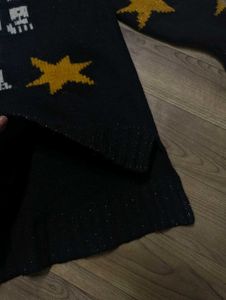 knitted high low sweater