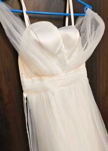 Elegant white fairy gown
