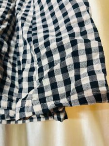 MAX Checked Midi Dress