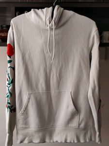 Floral Embroidered Hoodie
