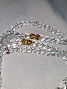 Crystal Beaded Necklace ( Tasbih)