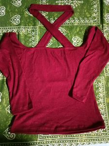 Maroon Top
