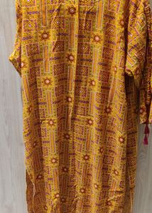 Orange Traditional Kurti