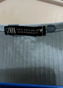 Zara Polka Dot Corset Top