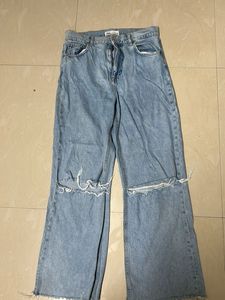 zara ripped jeans