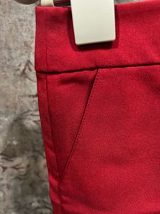 Mango Red Mini Skirt