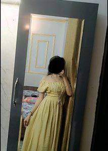 Yellow Off-Shoulder Dress 💛